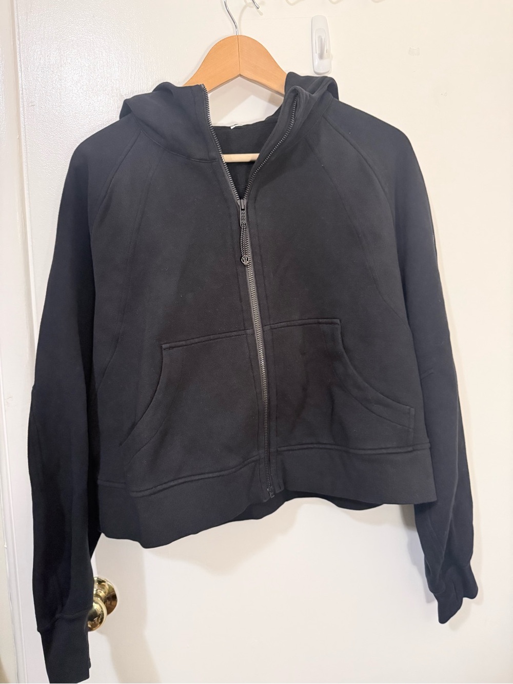 Lululemon Scuba Zip oversize  Black Full-Zip Hooded Jacket